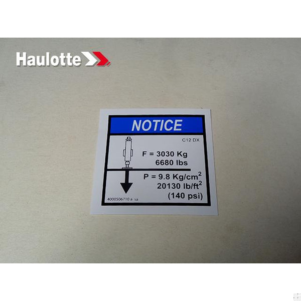 Haulotte Part 4000506710 Image 1