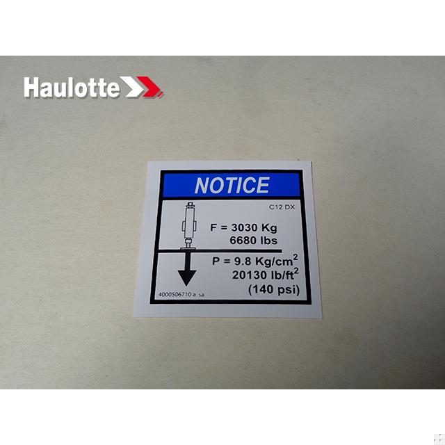 Haulotte Part 4000506710 Image 1