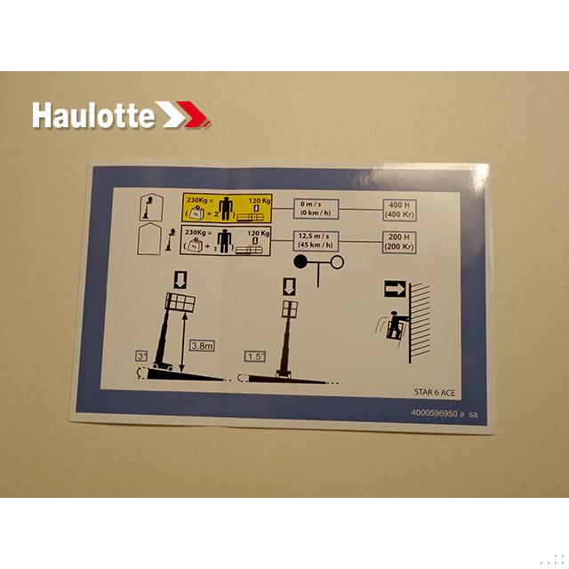 Haulotte Part 4000596950 Image 1