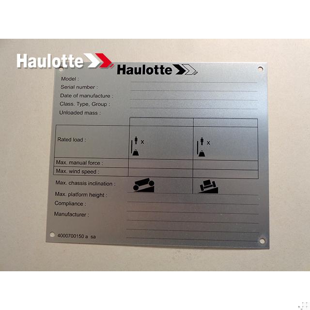 Haulotte Part 4000700150 Image 1