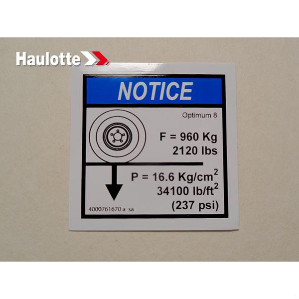 Haulotte Part 4000761670 Image 1