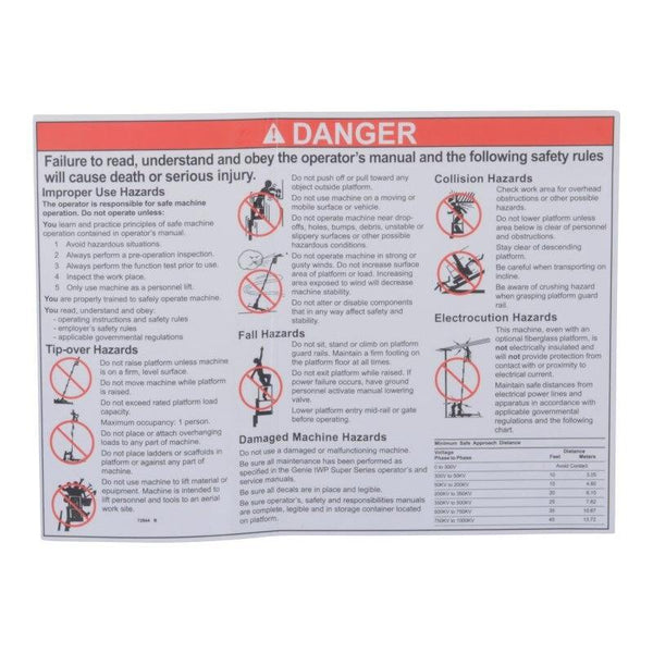 JLG Part 72844 Image 1