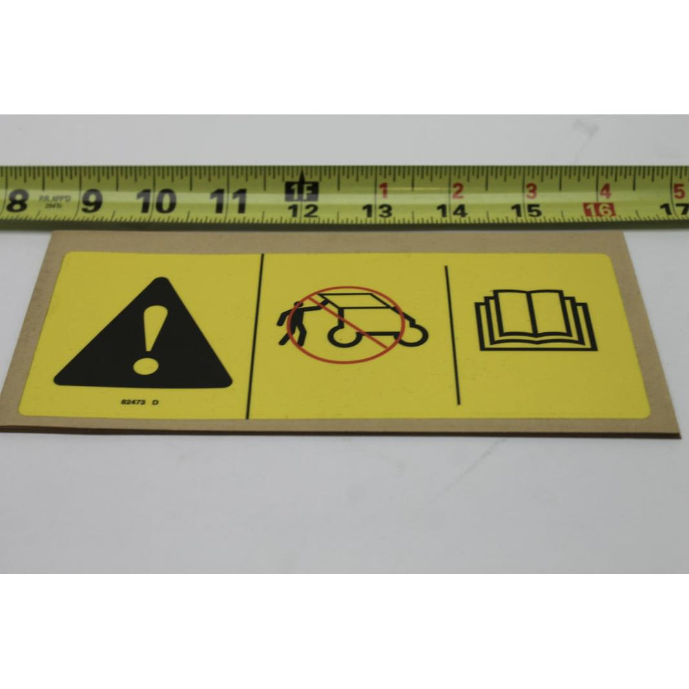 Genie Part # 82473, 82473GT - DECAL SYMBOL COMP ACCESS