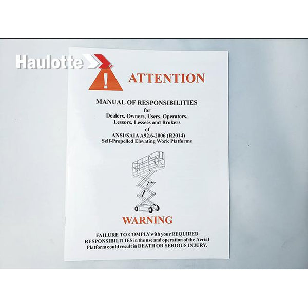 Haulotte Part A92.6-2006 Image 1