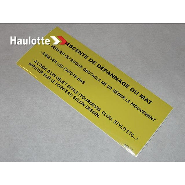 Haulotte Part ABM06671 Image 1