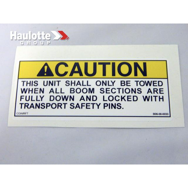 Haulotte Part B06-00-0033 Image 1