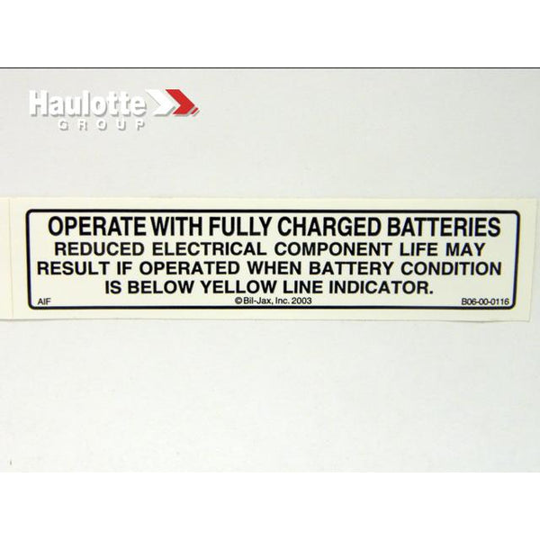 Haulotte Part B06-00-0116 Image 1