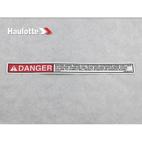 Haulotte Part B06-00-0139 Image 1