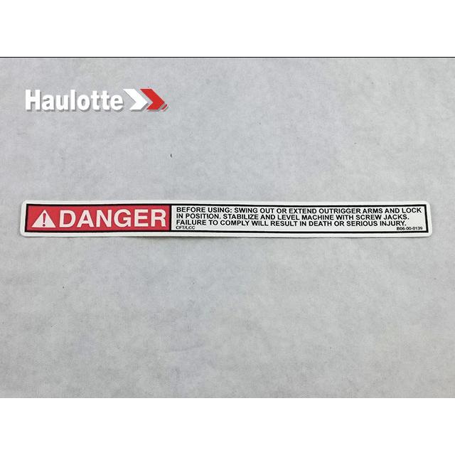 Haulotte Part B06-00-0139 Image 1