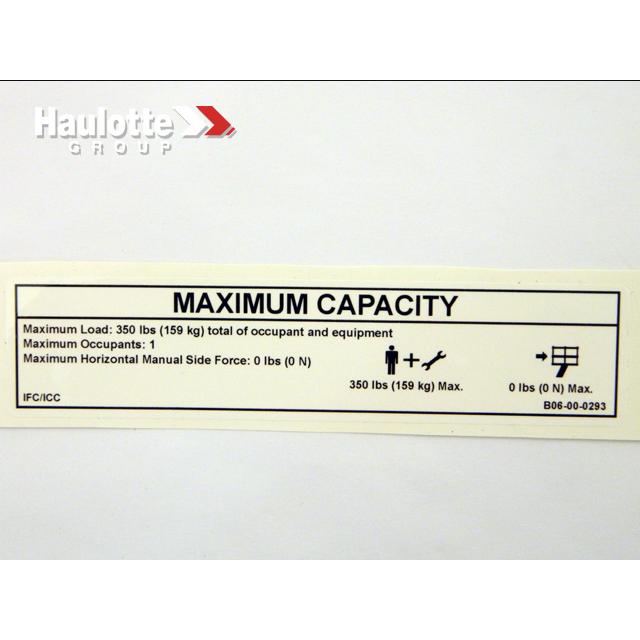 Haulotte Part B06-00-0293 Image 1