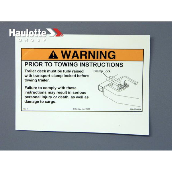 Haulotte Part B06-00-0314 Image 1