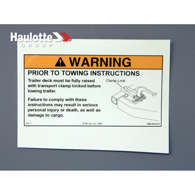 Haulotte Part B06-00-0314 Image 1