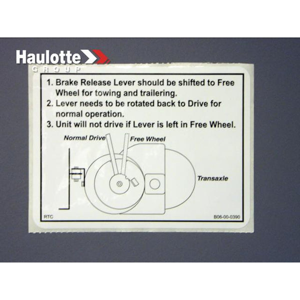 Haulotte Part B06-00-0390 Image 1