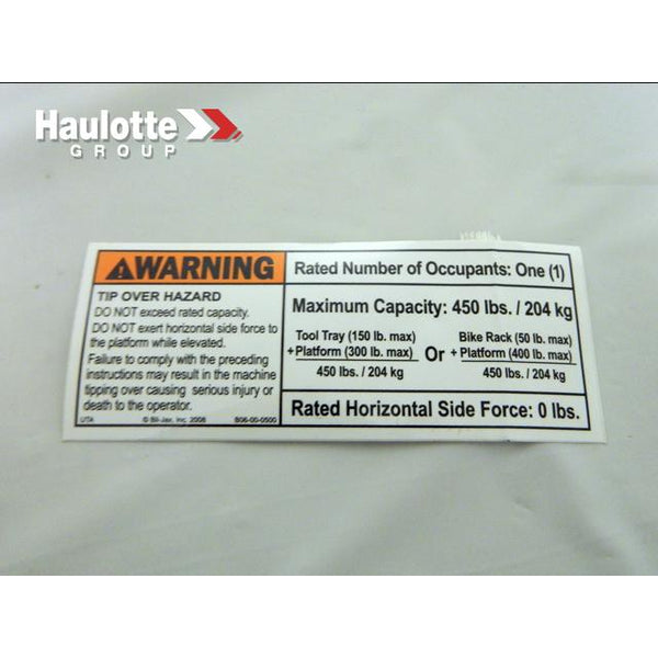 Haulotte Part B06-00-0500 Image 1