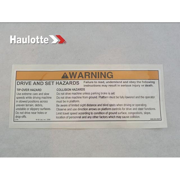 Haulotte Part B06-00-0527 Image 1