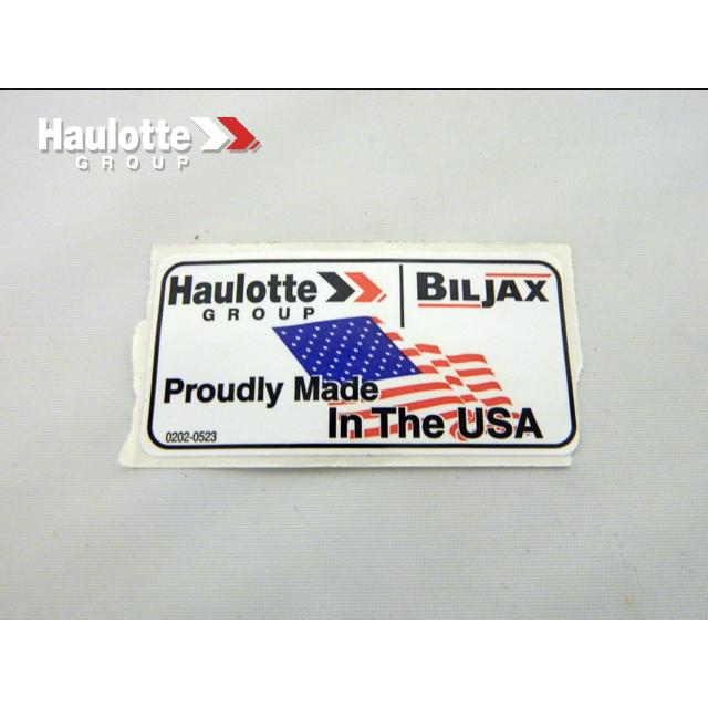 Haulotte Part # B06-00-0532 - Decal-esp 19 Slope Warning