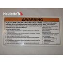 Haulotte Part B06-00-0534 Image 1