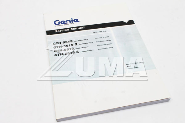 Genie Part # 57.0009.0415, 57.0009.0415GT - U/M MANUAL