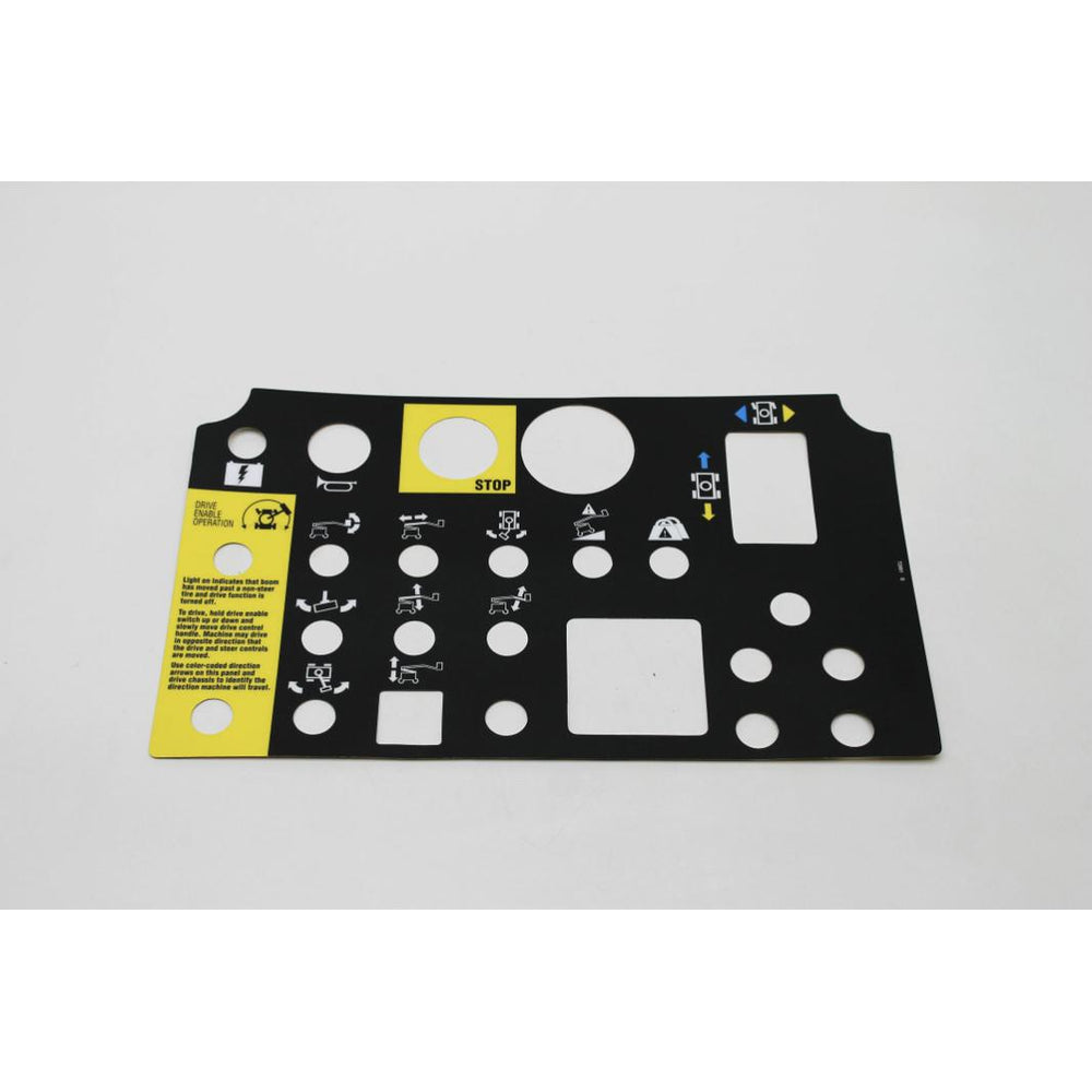 Genie Part # 72081, 72081GT - DECAL, PLATFORM CONTROL PANEL**