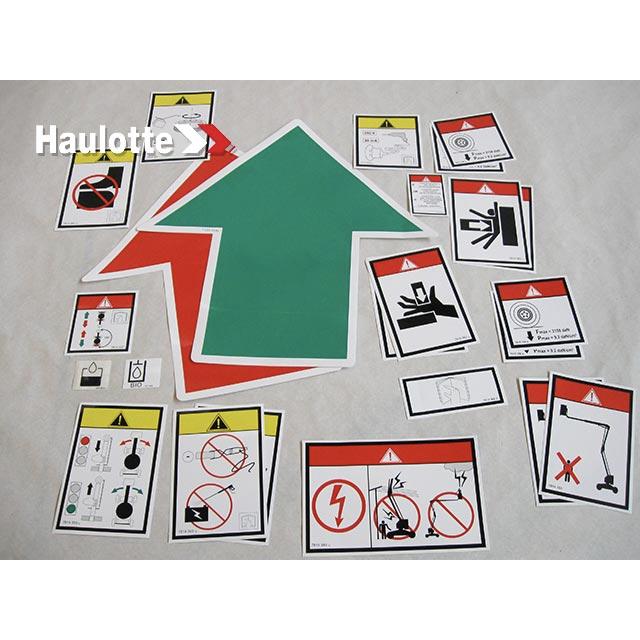 Haulotte Part # KITETIQHA16X - STICKERS KIT