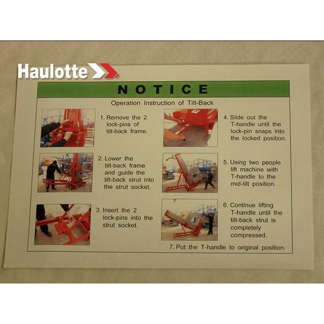 Haulotte Part NQUPRA1040 Image 1